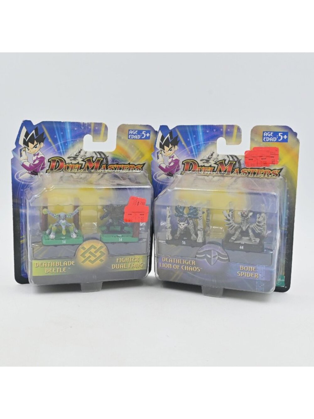 Hasbro Duel Masters Mini Figures Lot of 2 Deathblade Beetle Deathliger Sealed